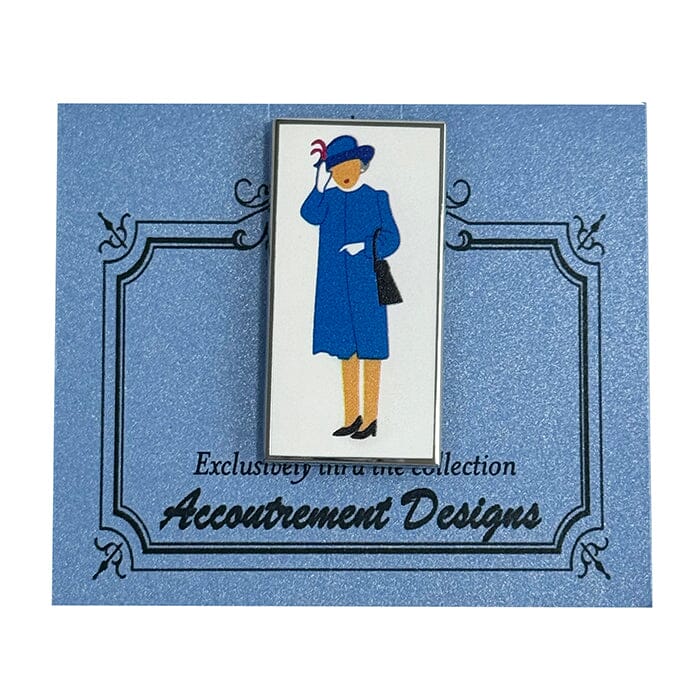 HM Elizabeth Waves Blue Needleminder