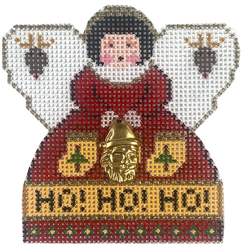 Ho Ho Ho Mini Angel - Red