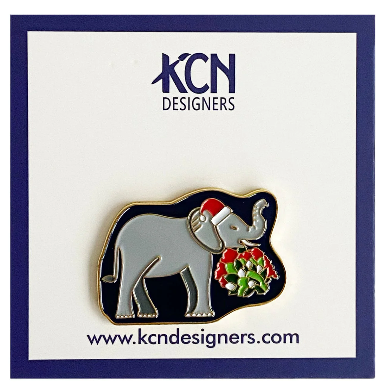 Holiday Elephant Needle Minder