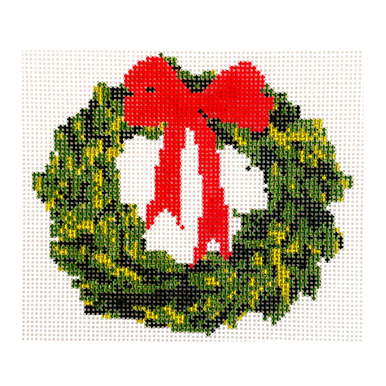 Holiday Wreath w/Bow Ornament