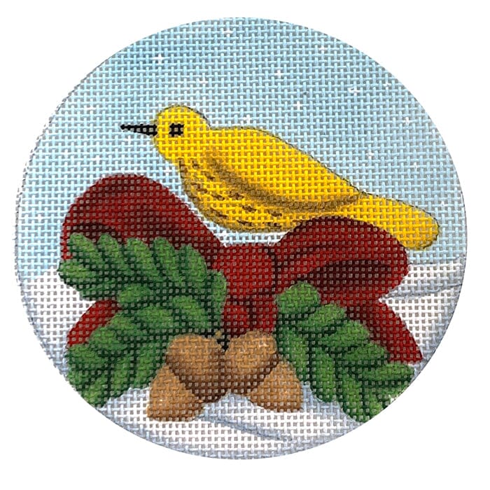 Holly Bird Ornament