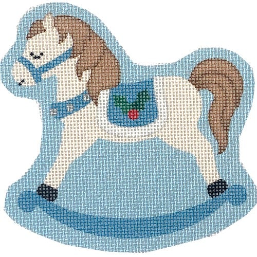 Holly Rocking Horse Blue