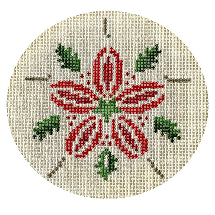 Holly Sand Dollar Ornament