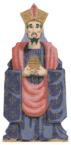 Holy Family Wiseman in Purple