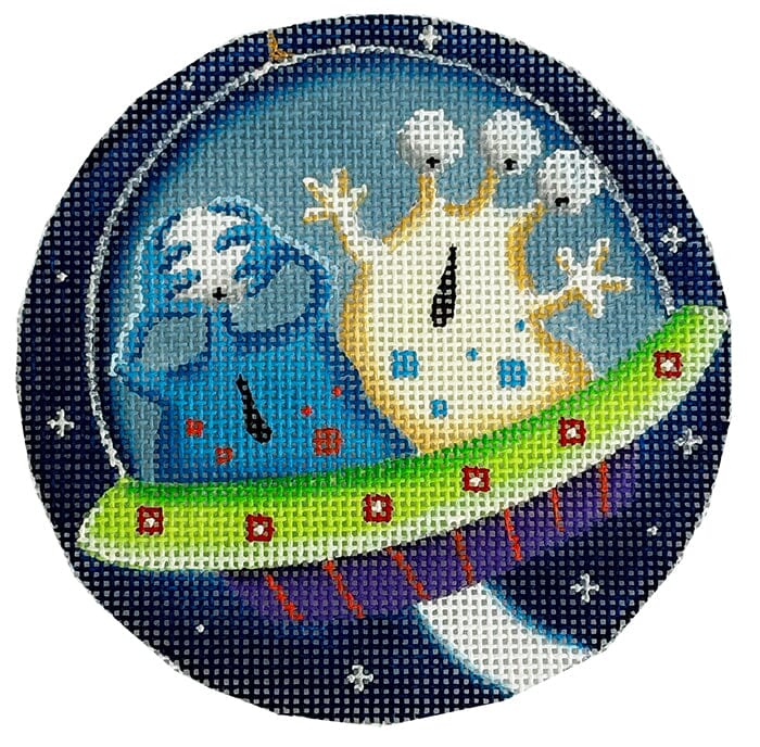 Horrified Aliens Ornament