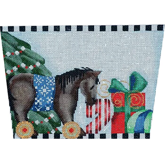 Horse on Wheels Stocking Cuff