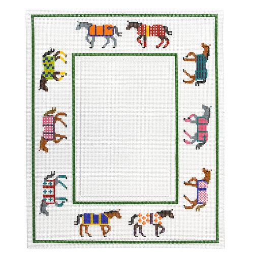 Horses With Blankets Frame