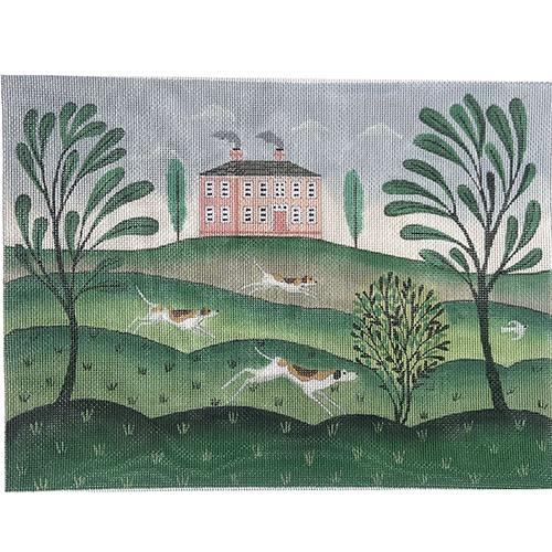 Hounds Chasing the Dove