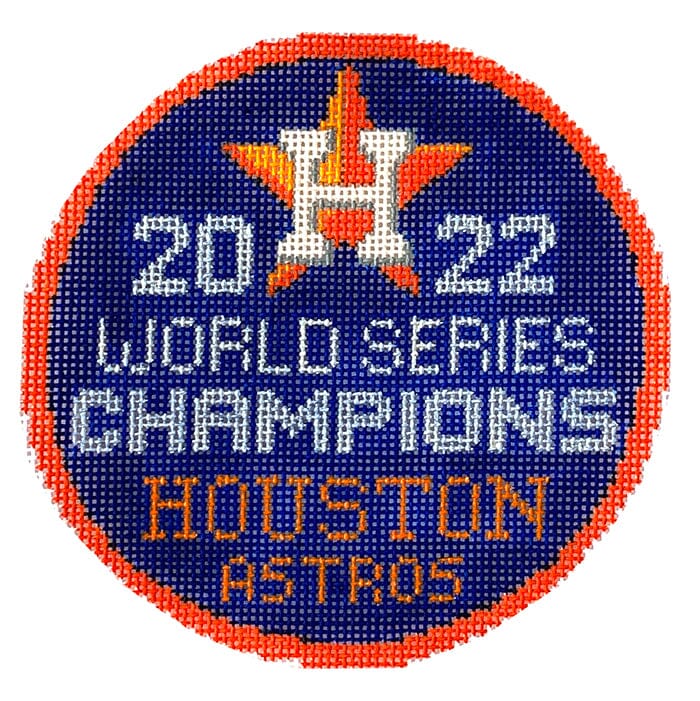 Houston Astros World Series Round Ornament