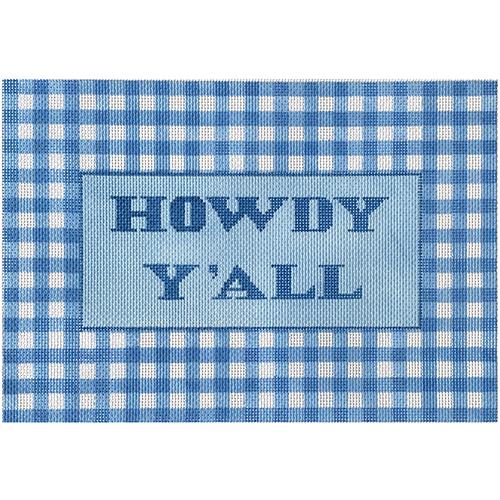 Howdy Y'All on Gingham