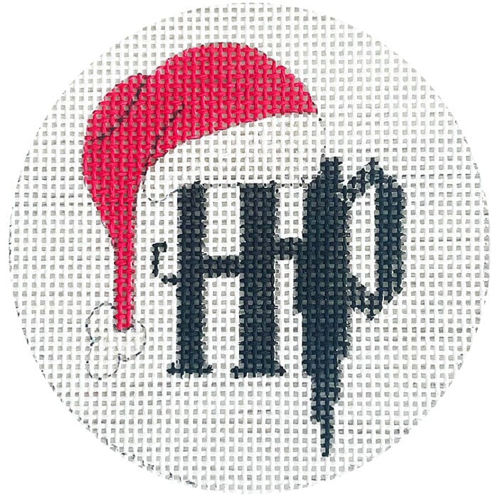 HP Santa Hat 4" Round
