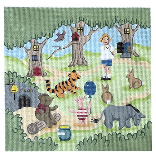 Hundred Acre Wood Scene