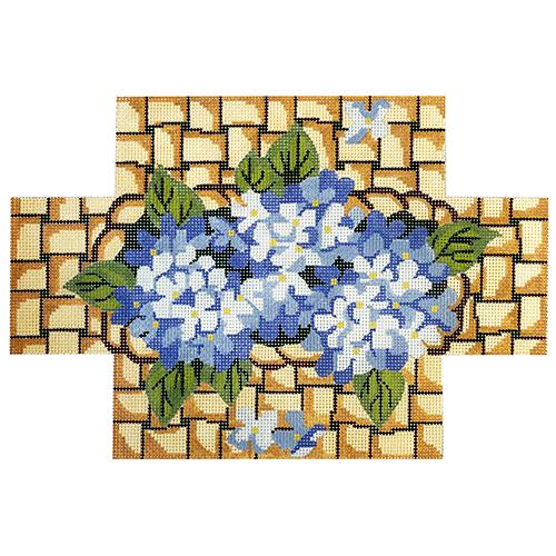 Hydrangea Basket Brick Cover