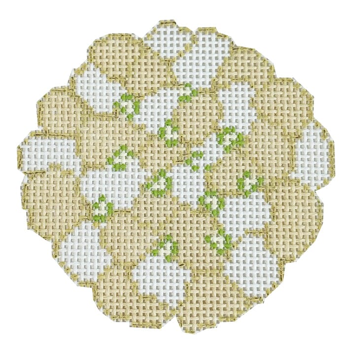 Hydrangeas Ivory 4x4 Round