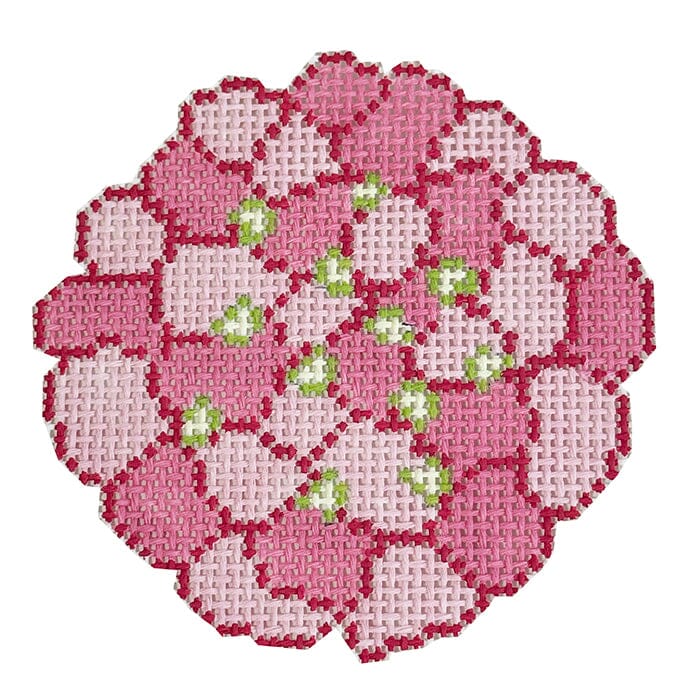 Hydrangeas Pink 4x4 Round