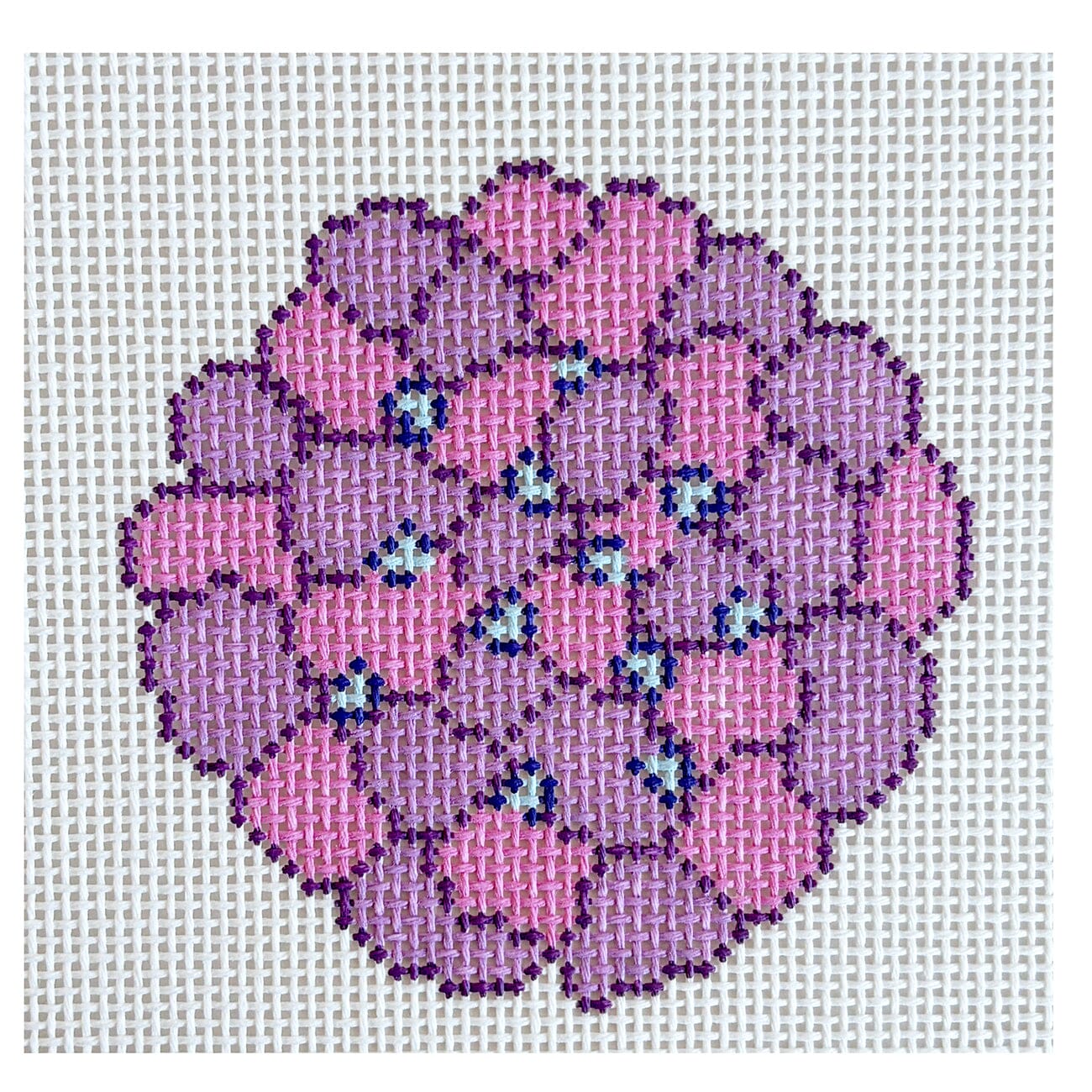 Hydrangeas Purple 4x4 Round