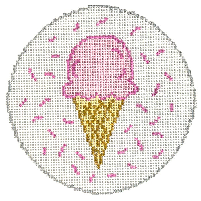 Ice Cream Cone Round