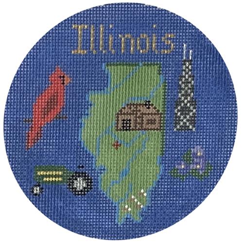 Illinois Ornament