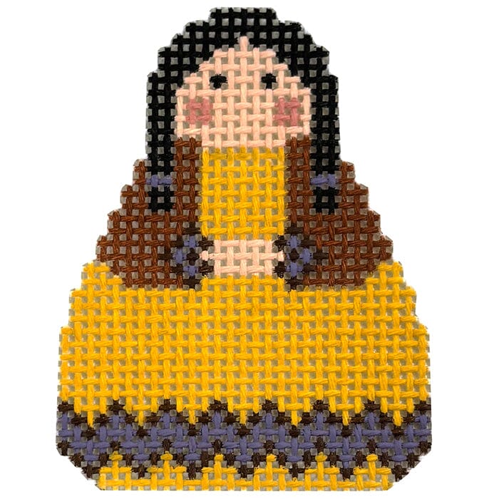 Native American Girl Angel Ornament