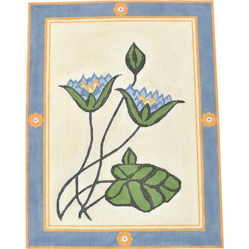 Floral Plate Pillow
