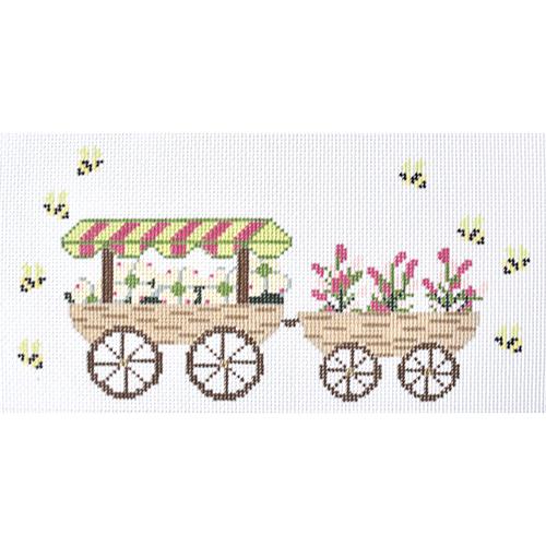 Flower Cart Pillow