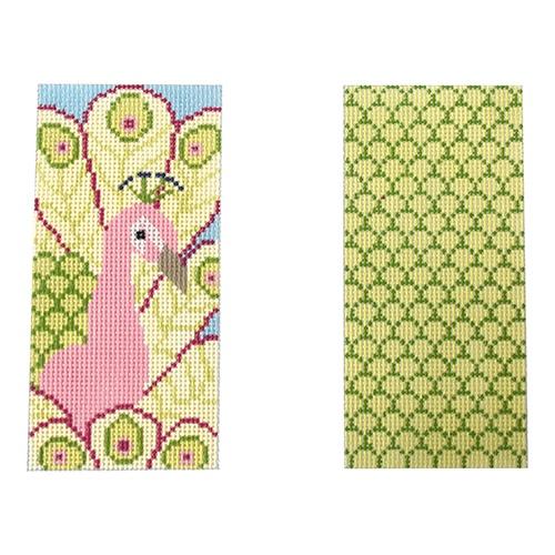 Peacock Double Eyeglasses Case Greens