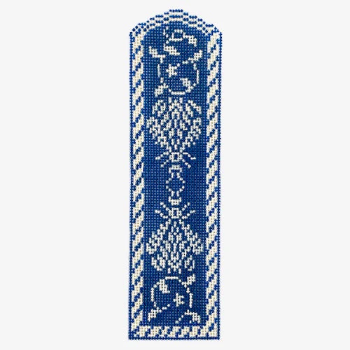 J N's Bee Bookmark - Cobalt Blue