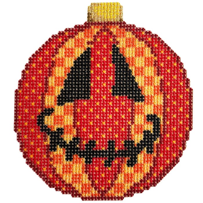 Jack O Patches Ball Ornament