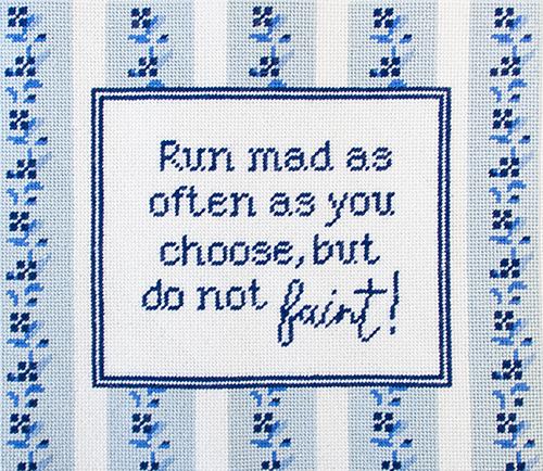 Jane Austen - Run Mad Canvas