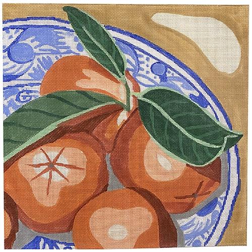 Plate of Oranges