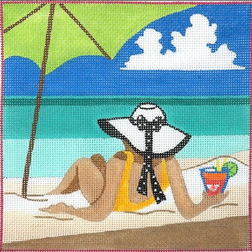 Life's a Beach-Sipping Cocktails