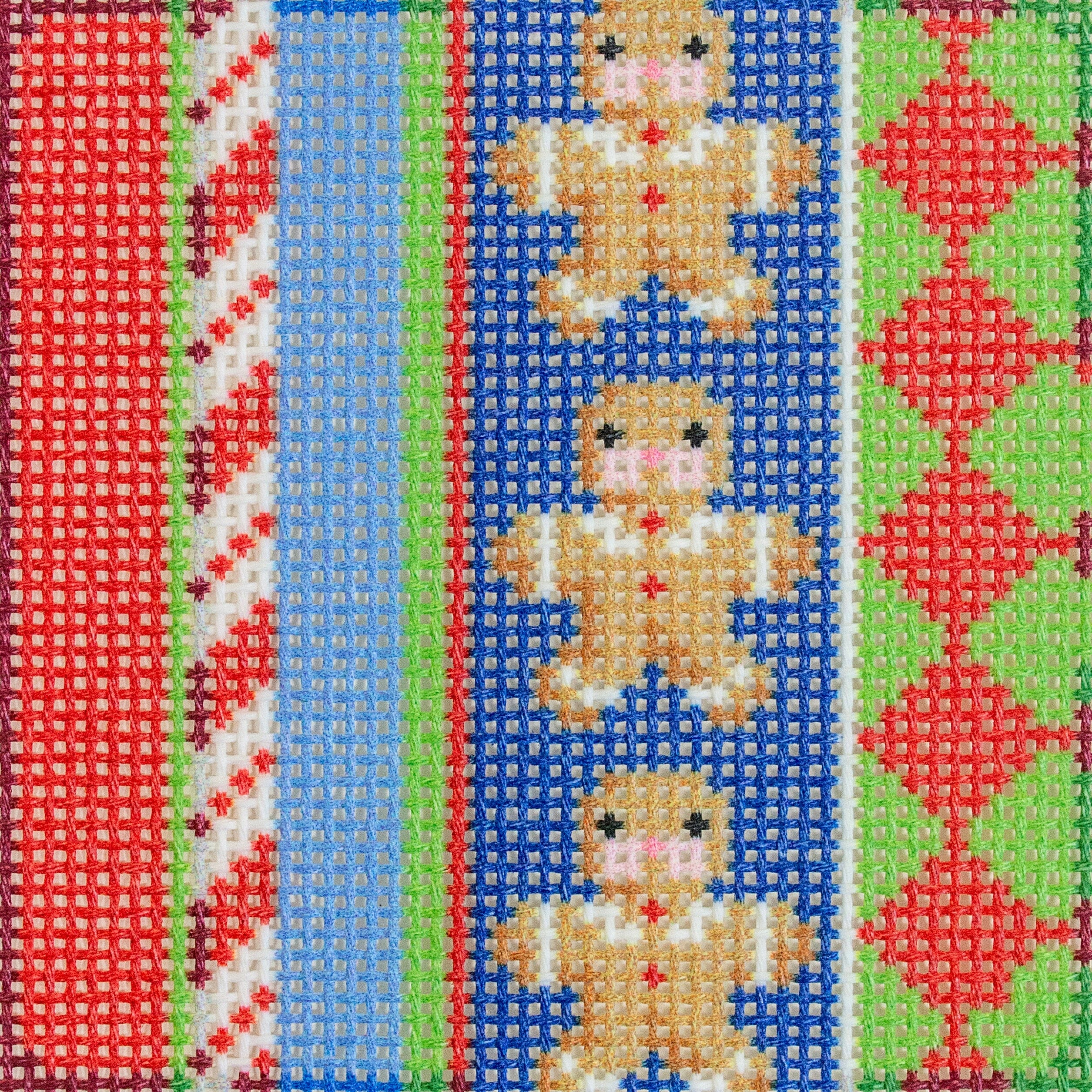 Jolly Stripe Gingerbread Coaster