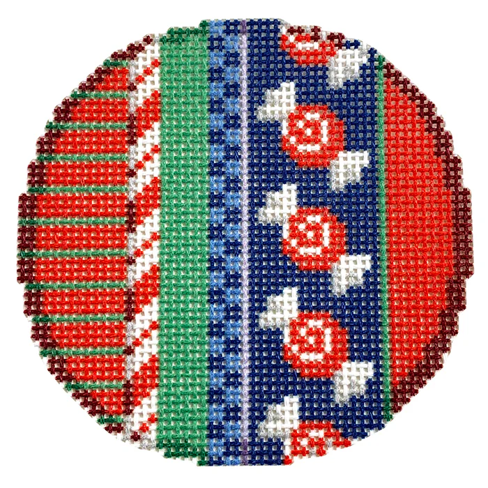 Jolly Stripe Swirl Candy Round