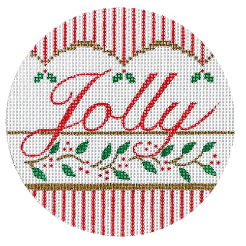Jolly Vintage Striped Round