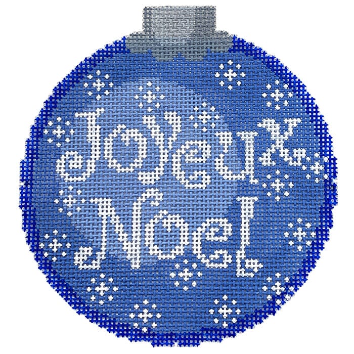 Joyeux Noel Ornament Blue