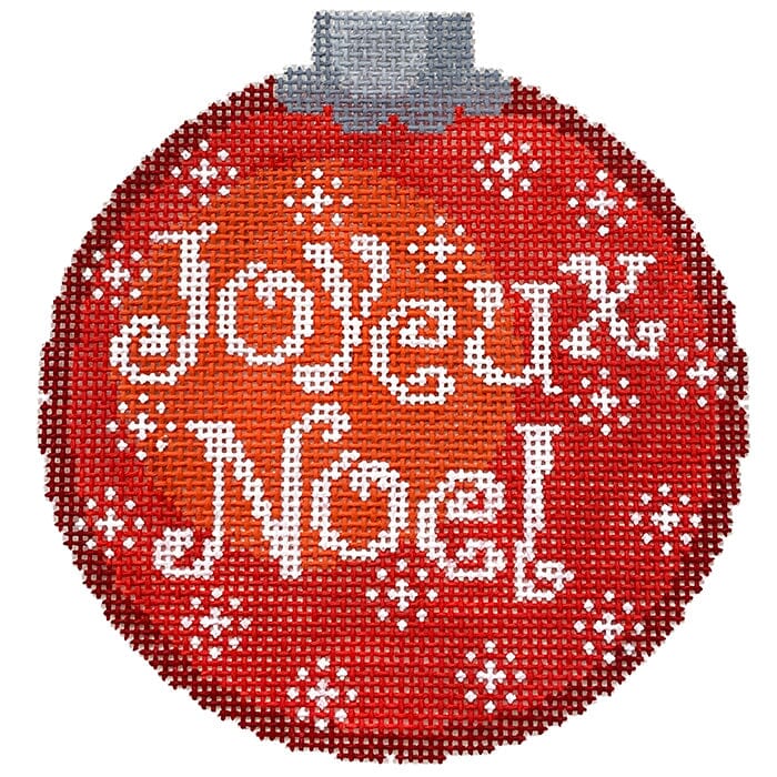 Joyeux Noel Ornament Red