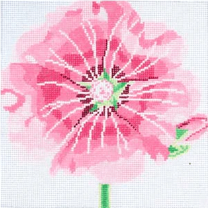 Simple Flowers 8" Hollyhock