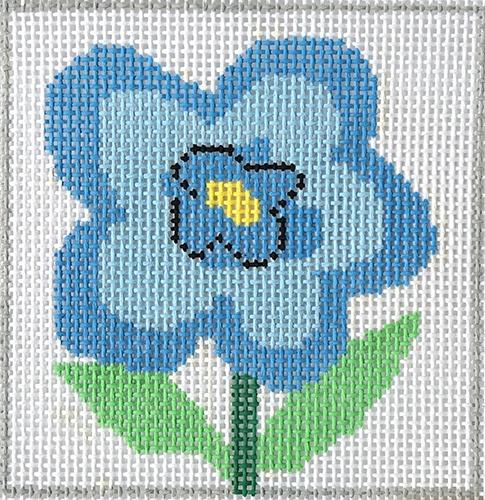 Simple Blue Flower
