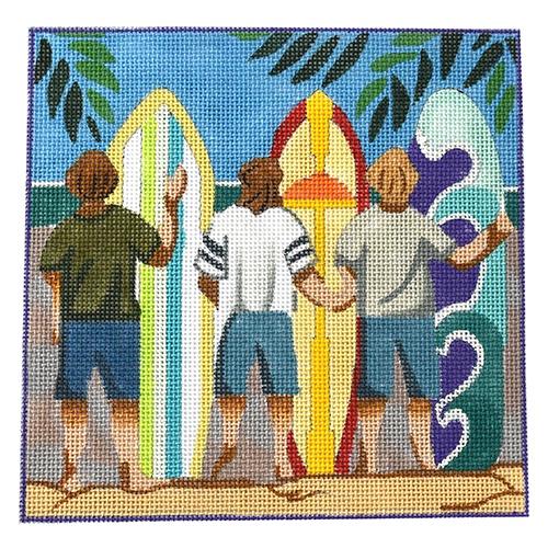 Boys with Surf Boards