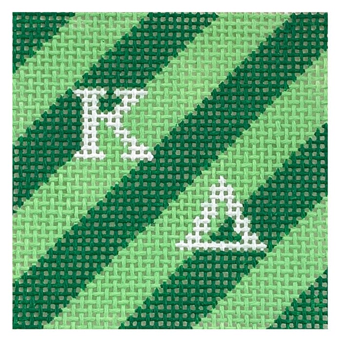 Kappa Delta 2" Stripe Square