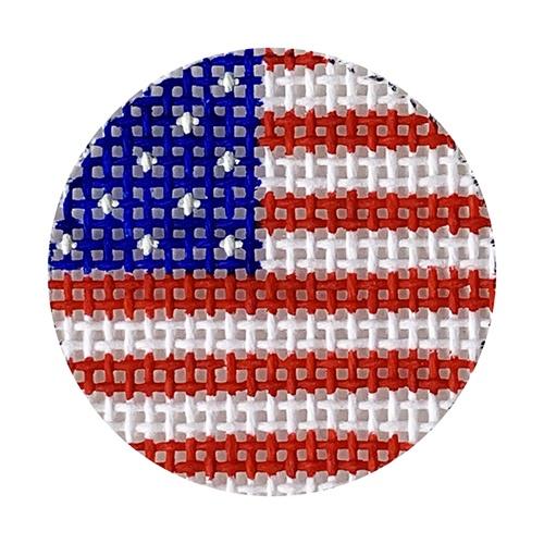 American Flag Key Fob Insert