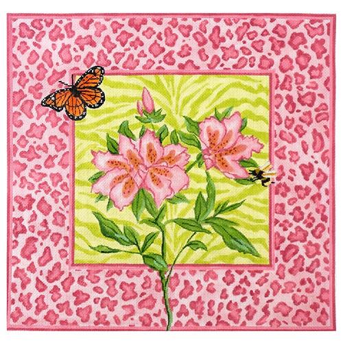 Azaleas w/ Cheetah & Zebra