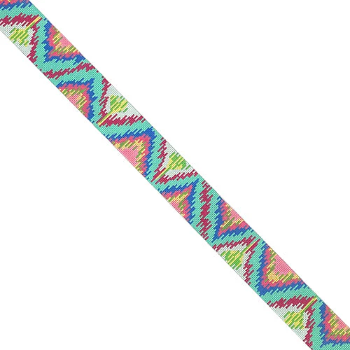 Belt - Ikat in Pinks, Turquoise, Limes, Periwinkle