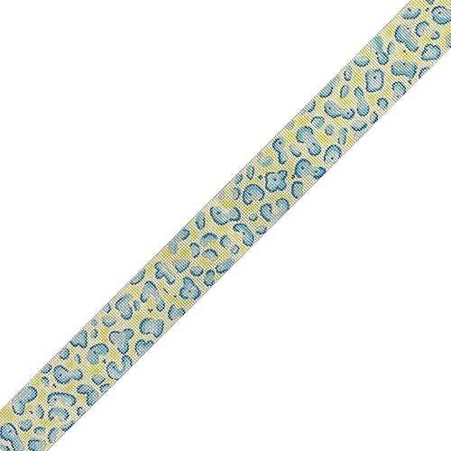 Belt - Leopard Spots - Seaside Blues