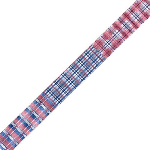 Belt - Madras Patchwork - Pink/Periwinkle