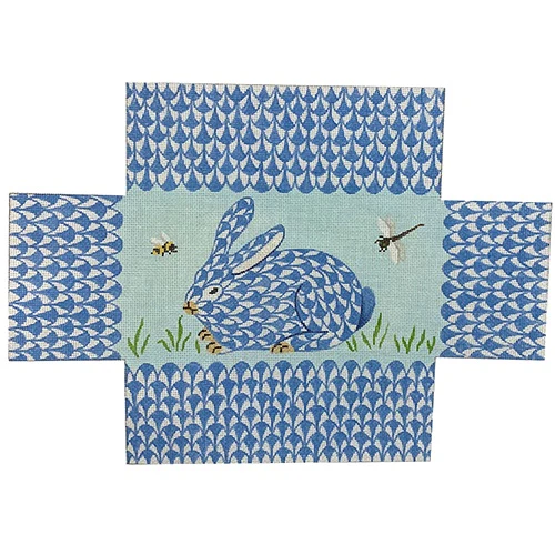 Fishnet Bunny Brick Cover in Blue