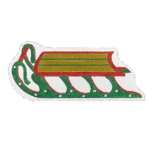 Christmas Ornament - Victorian Sled