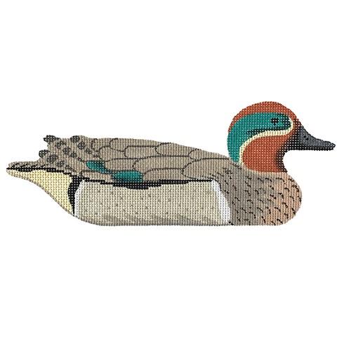 Green Winged Teal Decoy