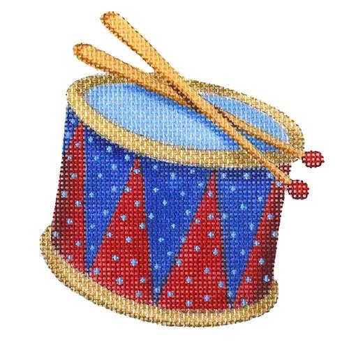 Mini Patriotic Drum - Red, Blues