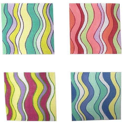 Coasters Set - Pucci Inspired Waves